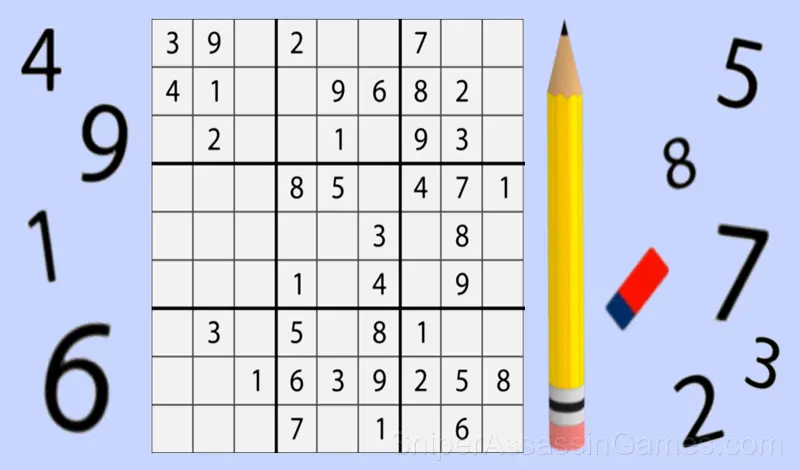 Play Sudoku in English