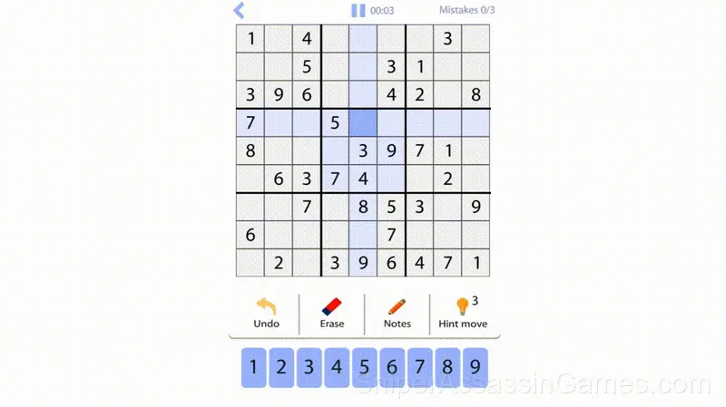 Sudoku in English gameplay screenshot 4
