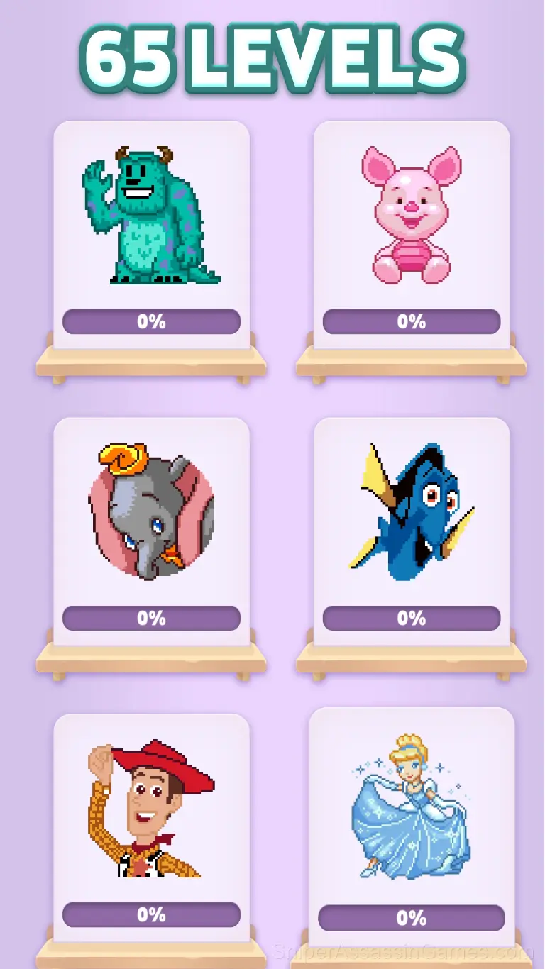 Cross Stitching: Disney gameplay screenshot 2