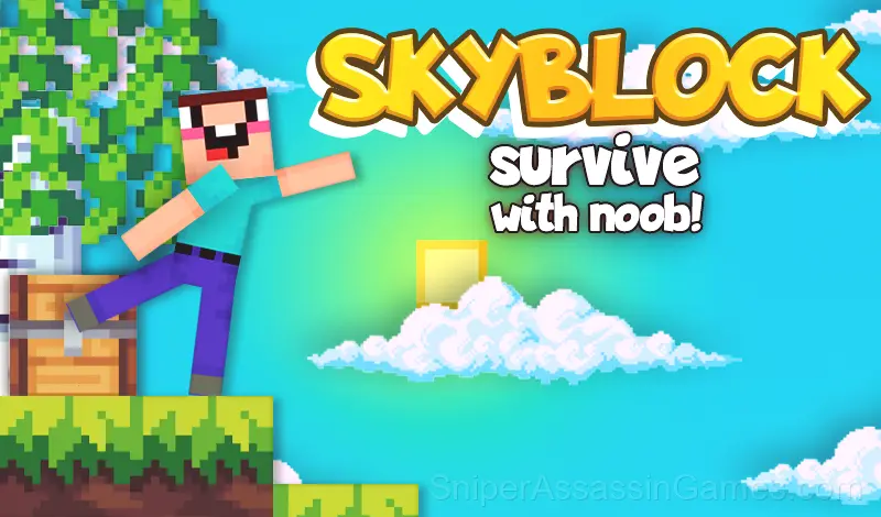 Play Skyblock Survive With Noob!