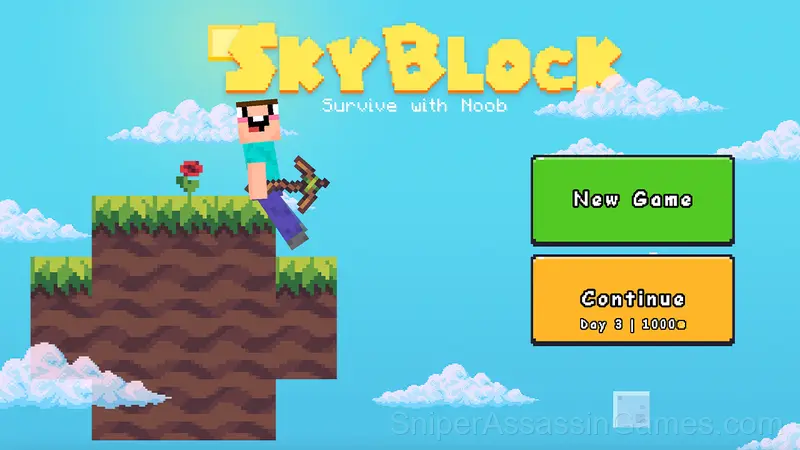 Skyblock Survive With Noob! gameplay screenshot 1