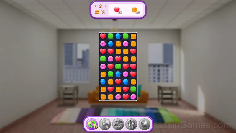 Interior Design Match 3 gameplay screenshot 1