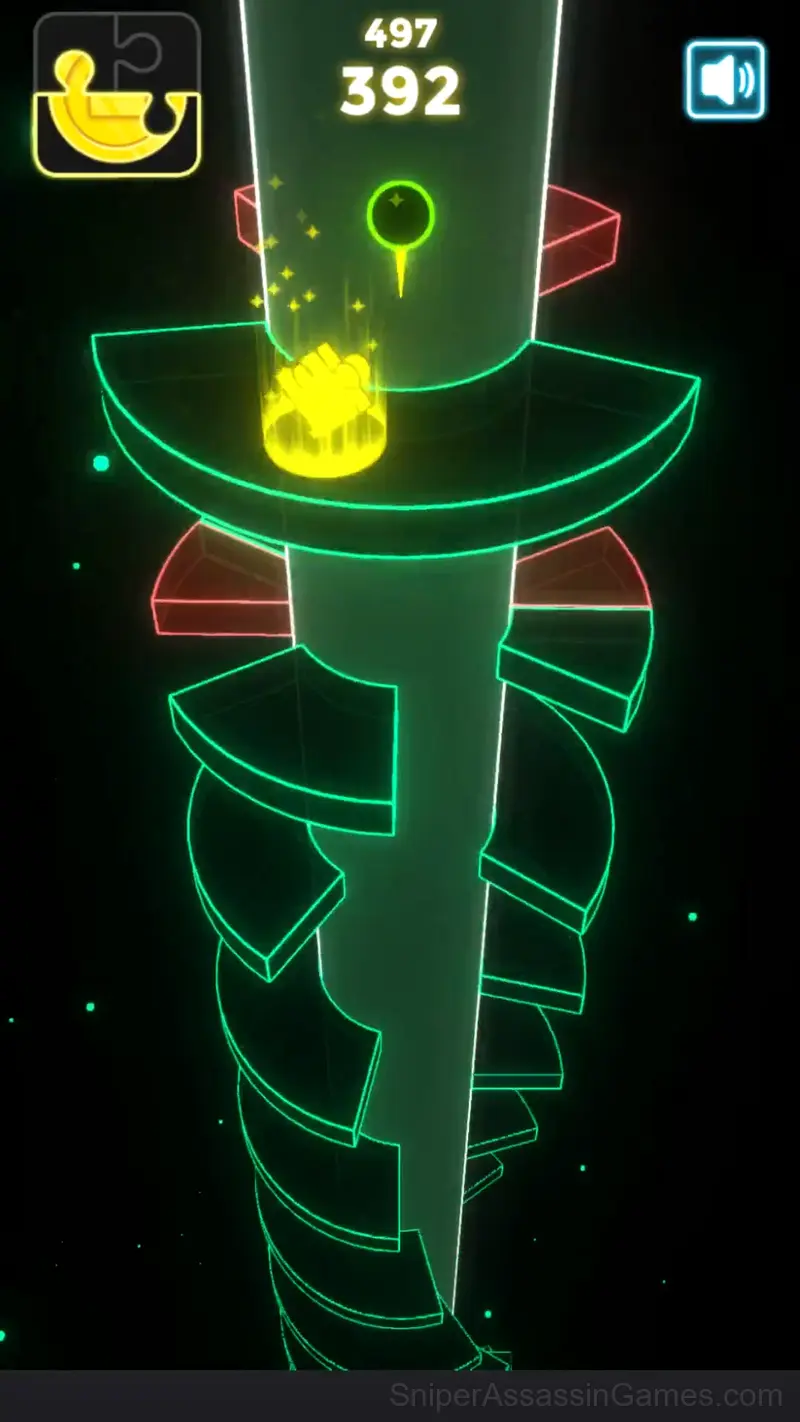 Neon Tower gameplay screenshot 1