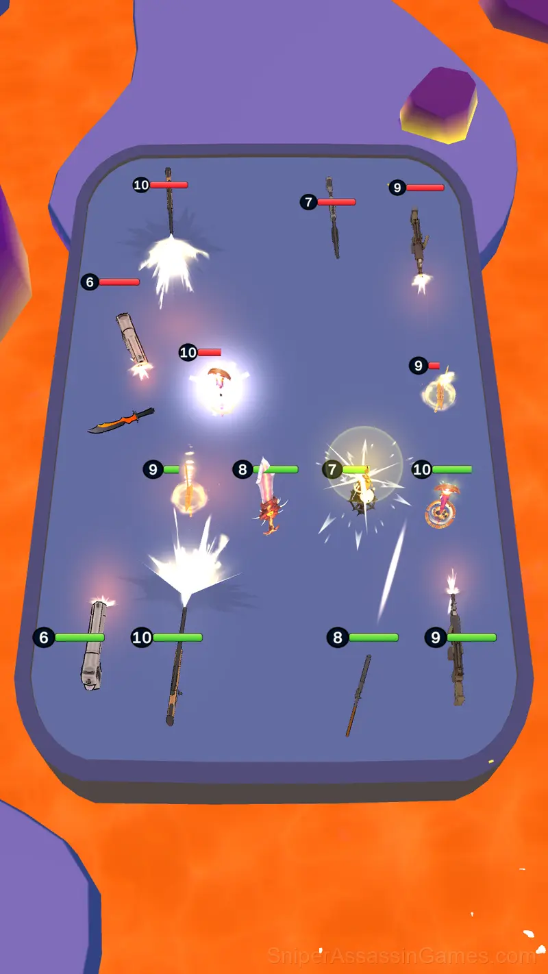 Merge Weapon Army gameplay screenshot 4