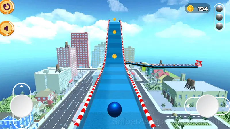 Sky Rolling Ball 3D gameplay screenshot 1