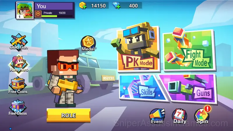 Pixel Shooter gameplay screenshot 3