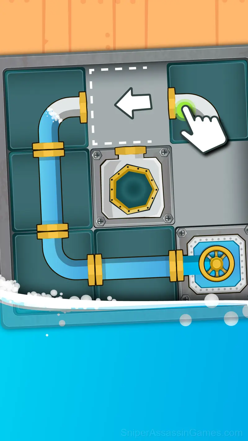 Unblock Water Pipes gameplay screenshot 1
