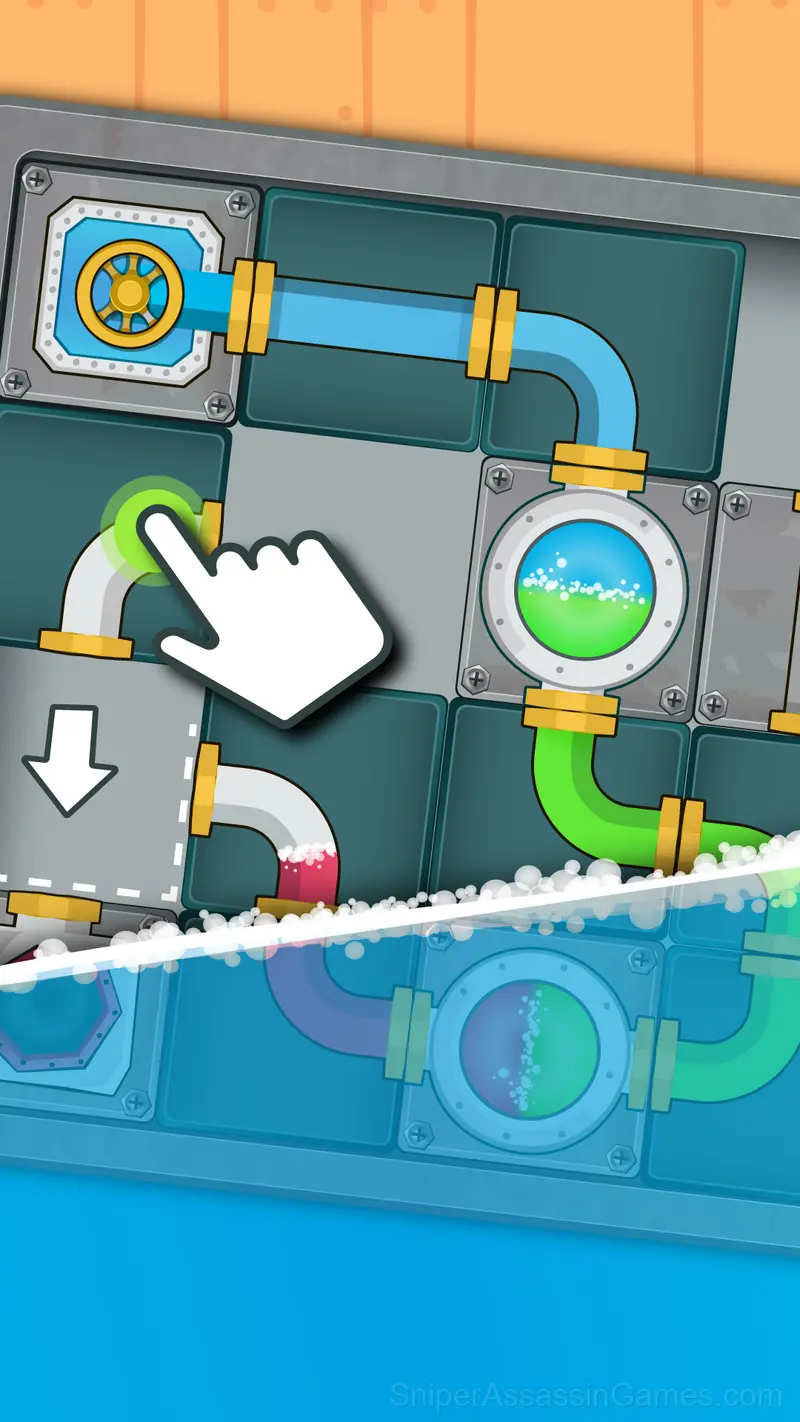 Unblock Water Pipes gameplay screenshot 2