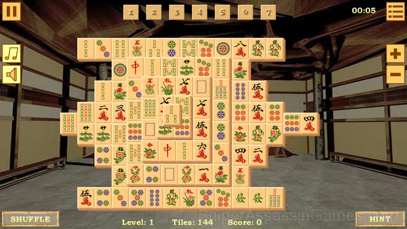 Mahjong Tiles gameplay screenshot 1