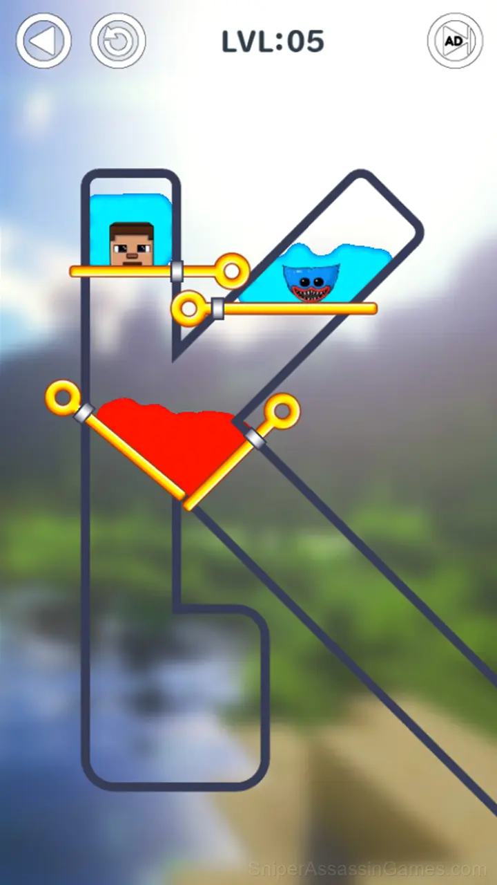 Huggy Wuggy + Noob but in the mine gameplay screenshot 1