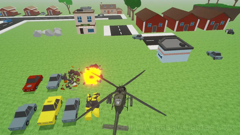 Helicopter Simulator: Destruction gameplay screenshot 1