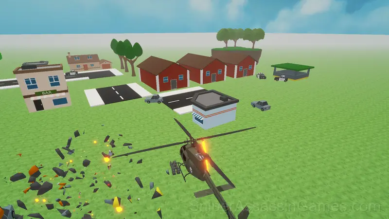Helicopter Simulator: Destruction gameplay screenshot 2