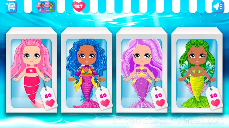 Little Mermaid: Makeup for Girls gameplay screenshot 3