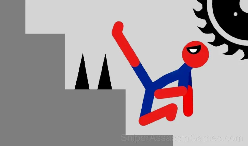 Play Fall Red Stickman