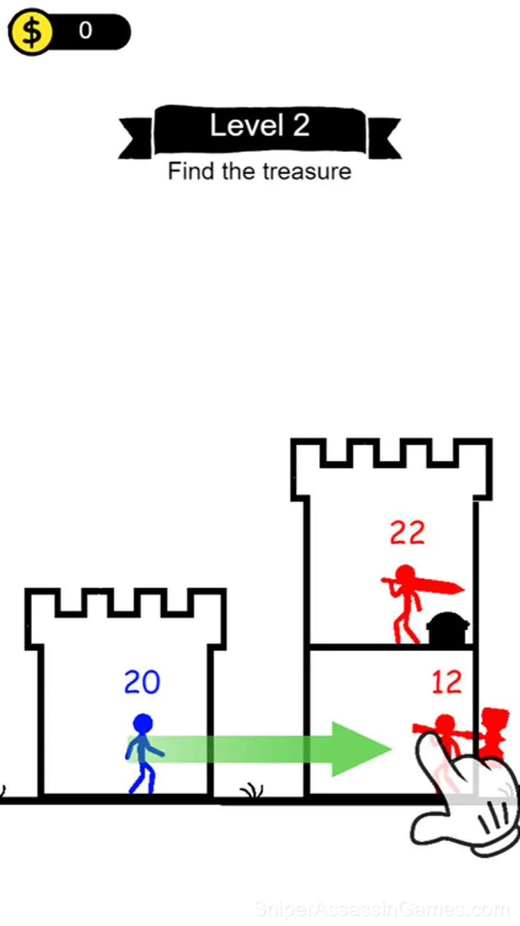 Stick Hero: Tower Defense gameplay screenshot 3