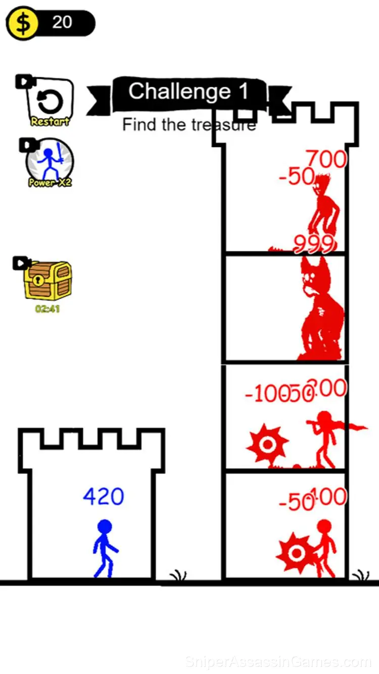Stick Hero: Tower Defense gameplay screenshot 4