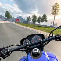 Sports Bikes Race Track