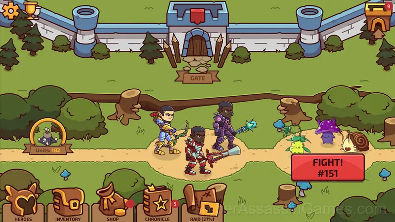 Raid Heroes Dragon Age gameplay screenshot 1