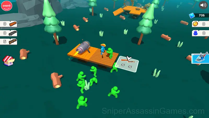 Raft Island gameplay screenshot 1