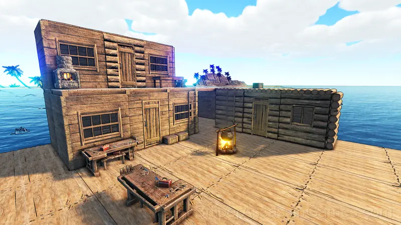 Sea Survival on Raft gameplay screenshot 1