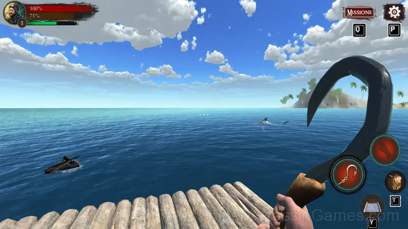 Sea Survival on Raft gameplay screenshot 3