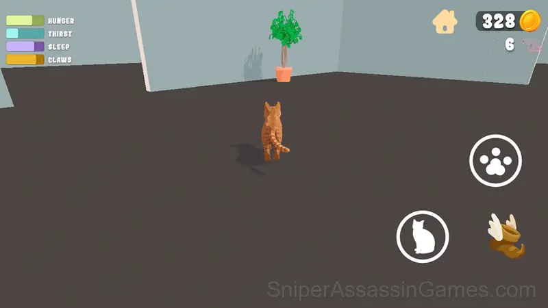Cat simulator gameplay screenshot 1