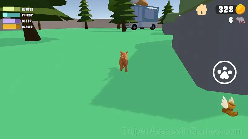 Cat simulator gameplay screenshot 2
