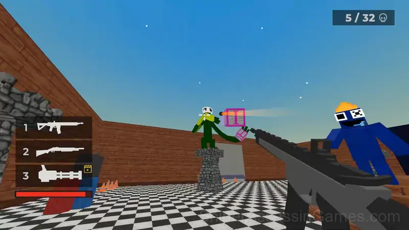 Noob: Attack of Rainbow Friends gameplay screenshot 1