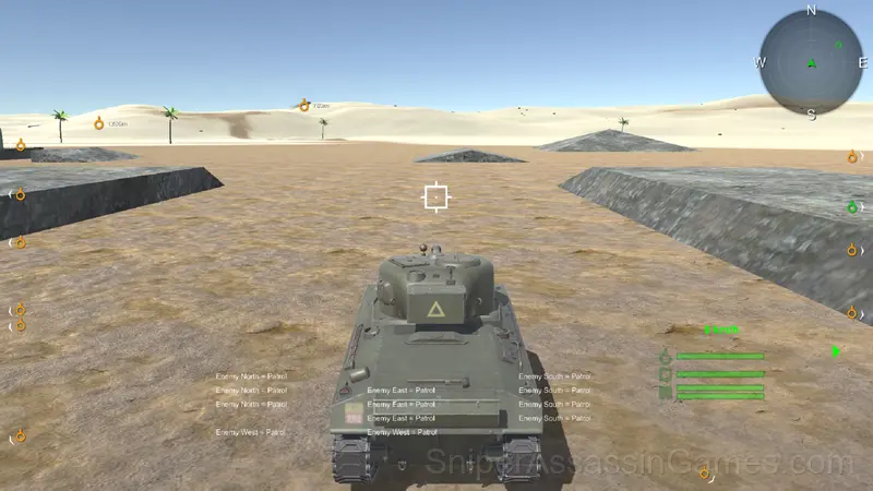 Tanks: Desert War gameplay screenshot 2