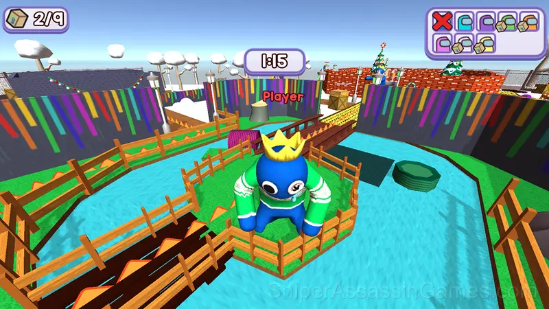 Rainbow Friends. Survival gameplay screenshot 1