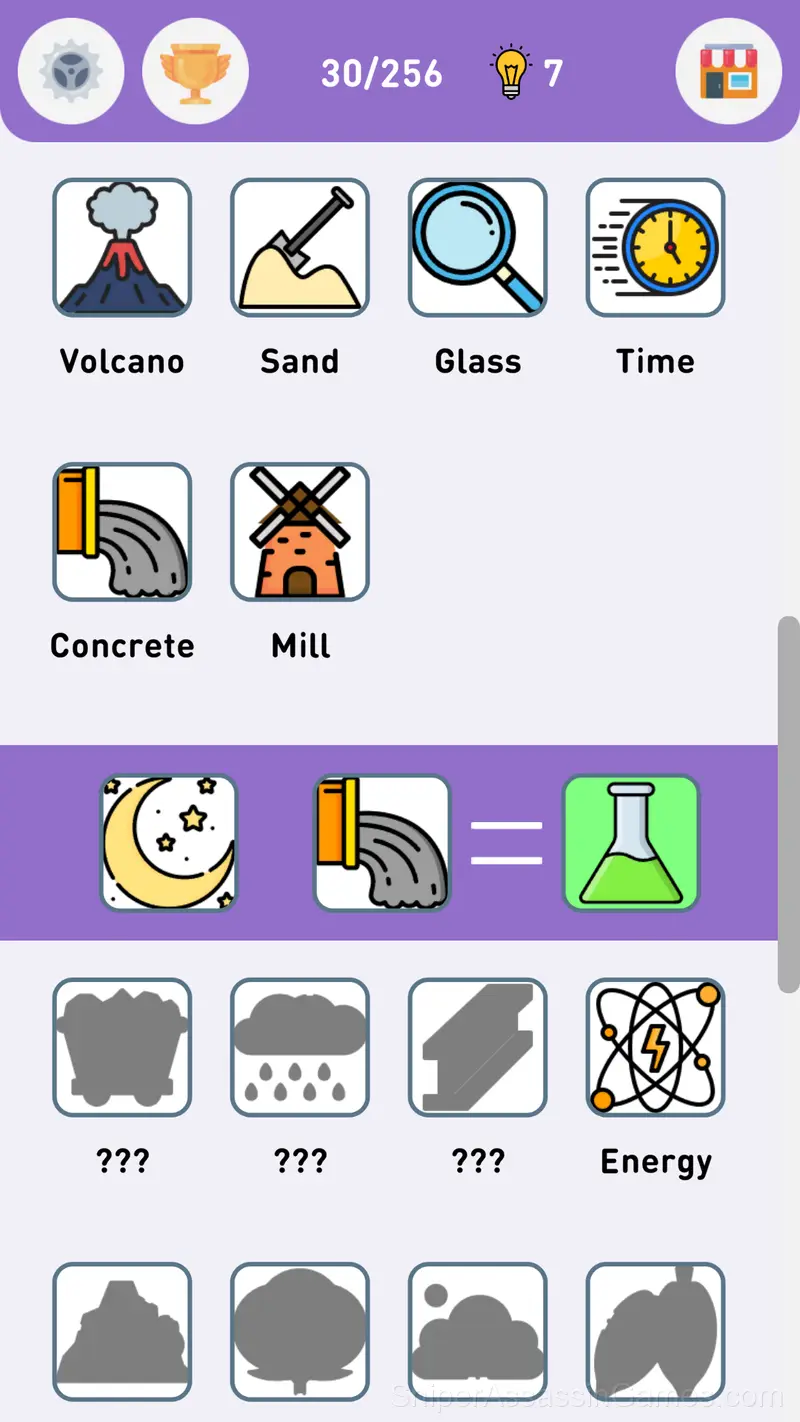 Alchemy: the merging of elements gameplay screenshot 3