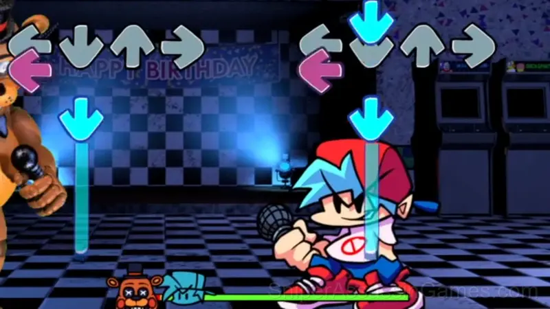 FridayNightFunkin vs FNAF 2 gameplay screenshot 3