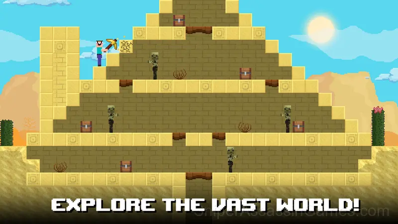 Noob survival: In search of adventures gameplay screenshot 4