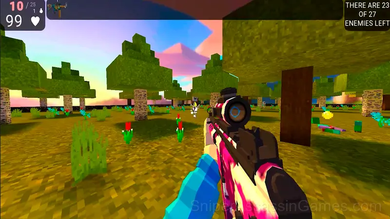 Mine Shooter. Nubik Vs Everyone! gameplay screenshot 2