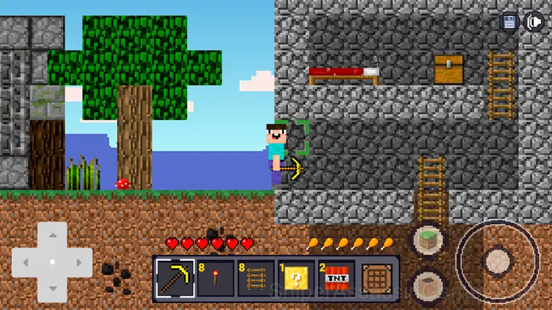 Minicraft: Hidden treasures gameplay screenshot 2