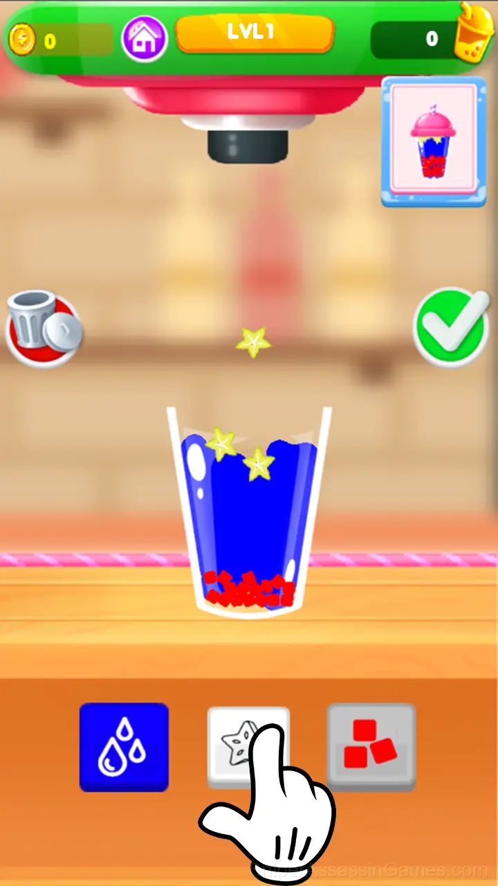 Bubble Tea Cocktail Maker Mix Drinks gameplay screenshot 1