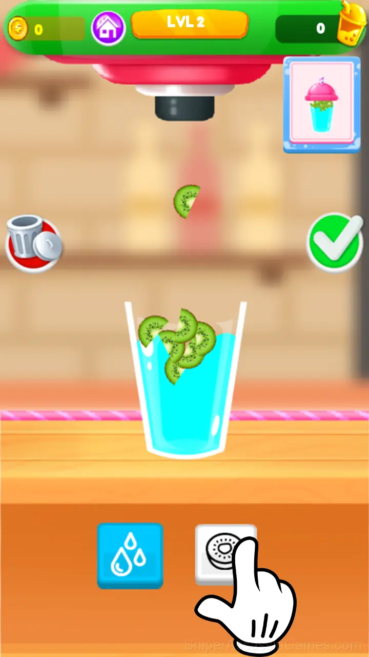 Bubble Tea Cocktail Maker Mix Drinks gameplay screenshot 2