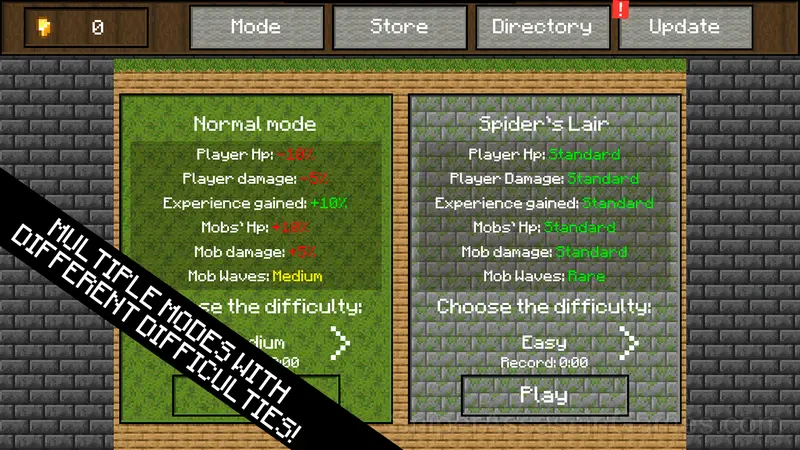 Mineblock Survivor: Craft gameplay screenshot 1