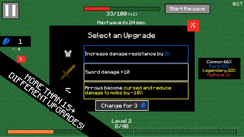 Mineblock Survivor: Craft gameplay screenshot 2