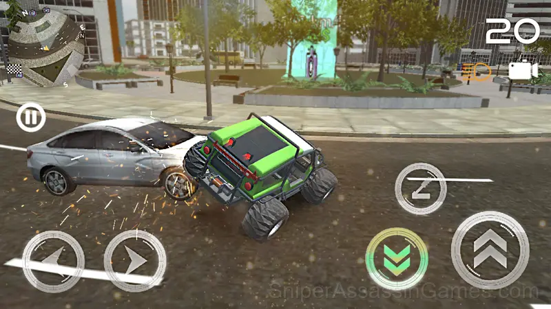 Extreme Car Driving Simulator gameplay screenshot 3
