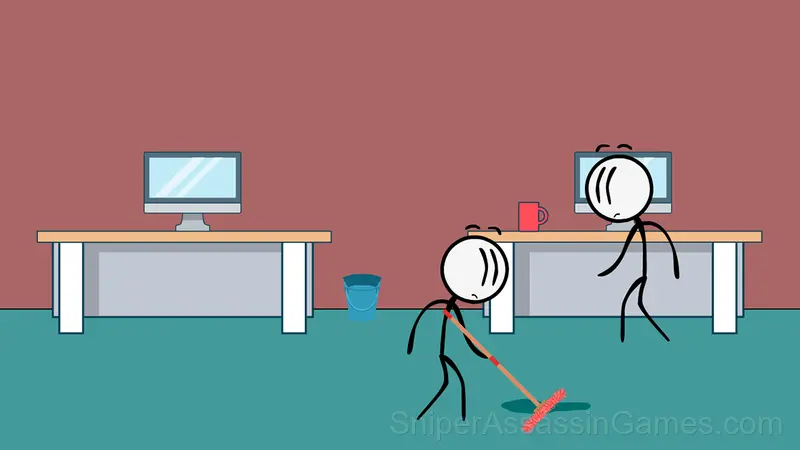 Stickman Bank gameplay screenshot 2
