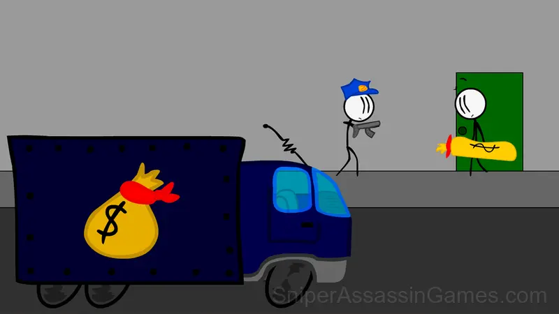 Stickman Bank gameplay screenshot 5
