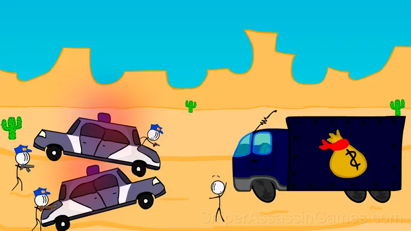 Stickman Bank gameplay screenshot 6