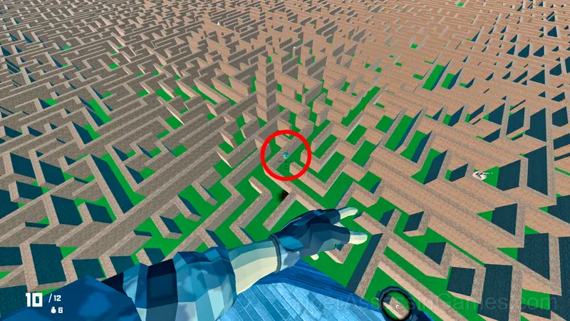 Nextbot: Maze Escape gameplay screenshot 1