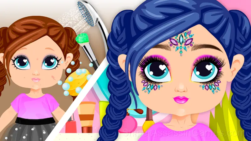 Baby Doll Makeup Beauty Salon gameplay screenshot 3