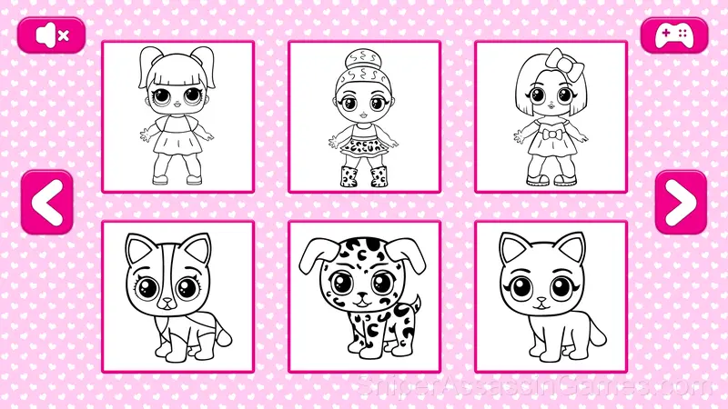 LOL Coloring Pages gameplay screenshot 2