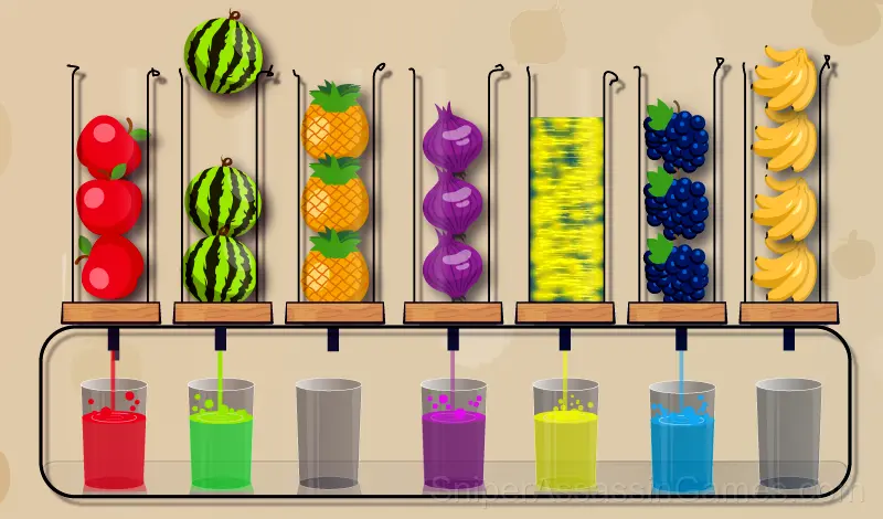 Play Sort Fruits: balloons