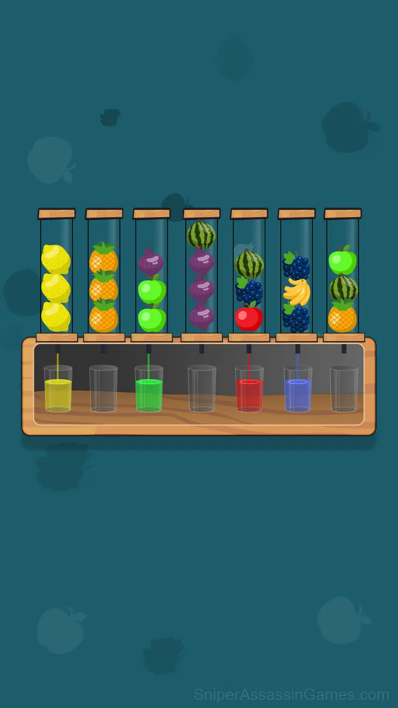 Sort Fruits: balloons gameplay screenshot 5