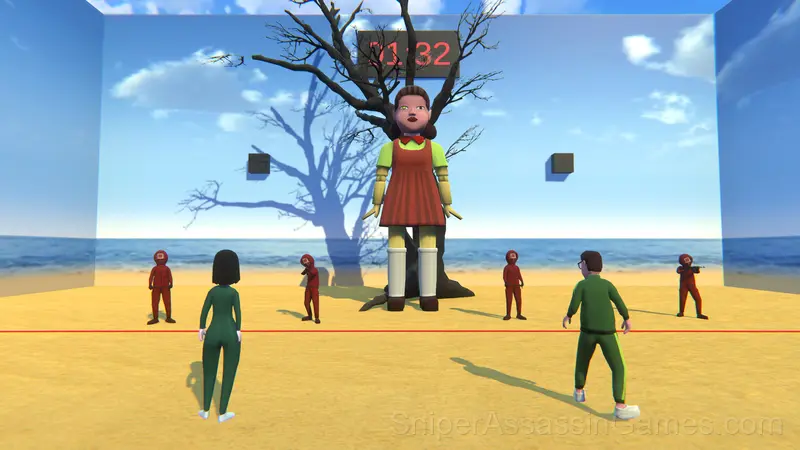 Squid Game: Take part in the challenges gameplay screenshot 1