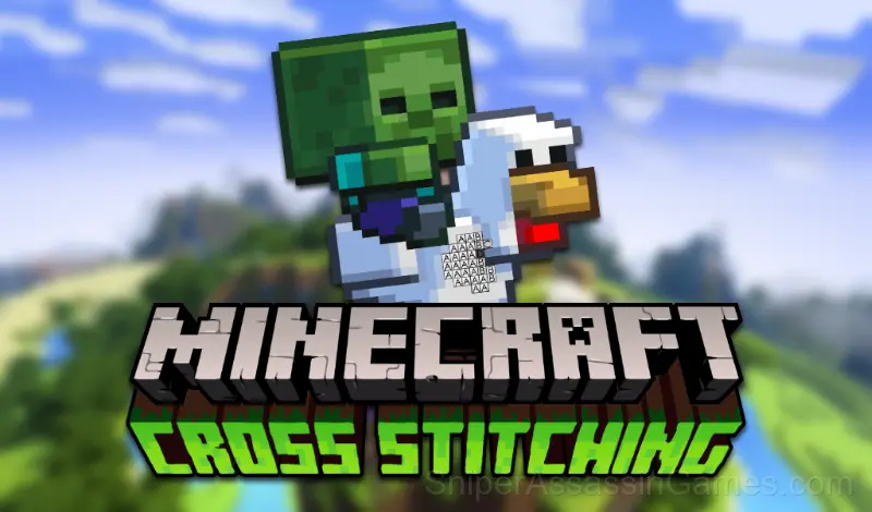 Play Cross Stitching: Minecraft